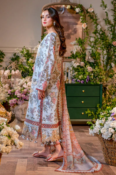 JADE 3Pc Digital Printed Lawn Suit With Digital Printed Lawn Dupatta
