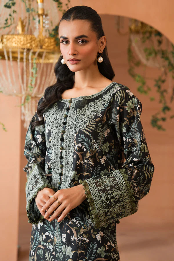 JADE 3Pc Digital Printed Lawn Suit With Digital Printed Lawn Dupatta