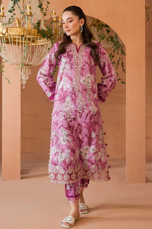 JADE 3Pc Digital Printed Lawn Suit With Digital Printed Lawn Dupatta