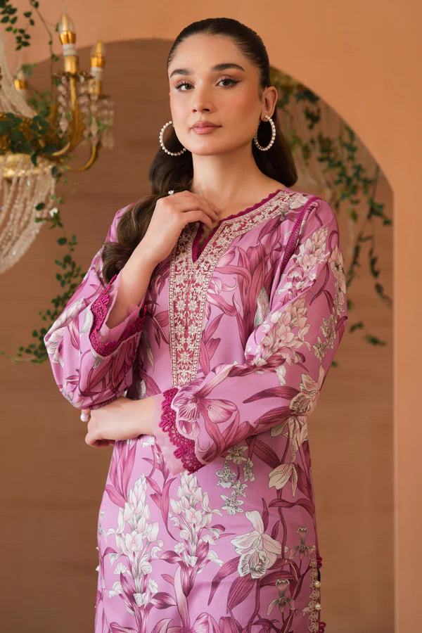 JADE 3Pc Digital Printed Lawn Suit With Digital Printed Lawn Dupatta