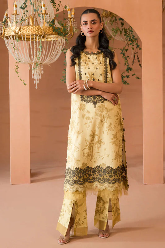 JADE 3Pc Digital Printed Lawn Suit With Digital Printed Lawn Dupatta