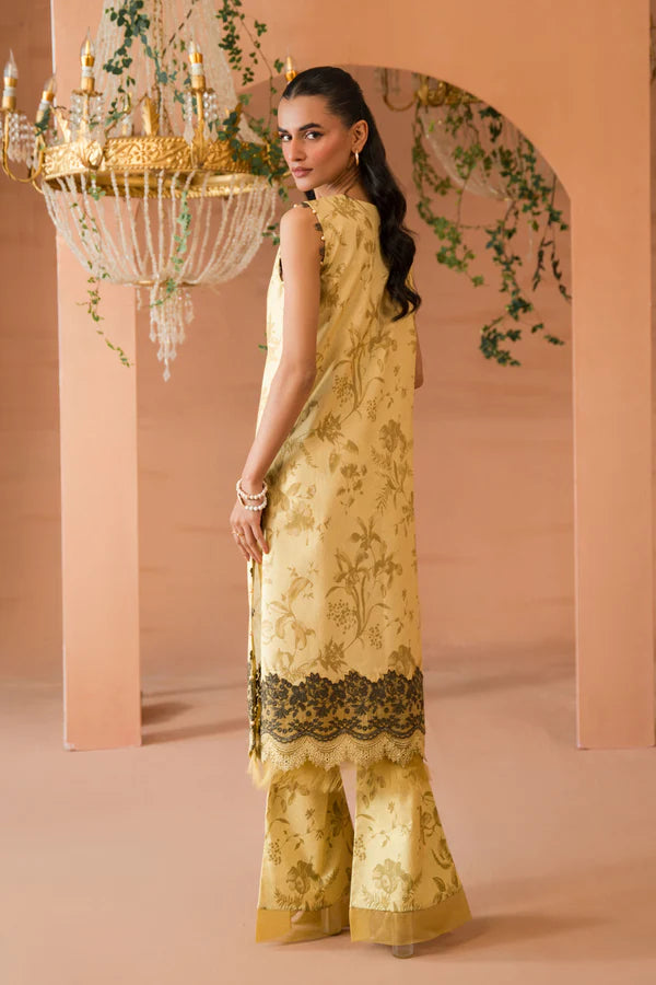 JADE 3Pc Digital Printed Lawn Suit With Digital Printed Lawn Dupatta