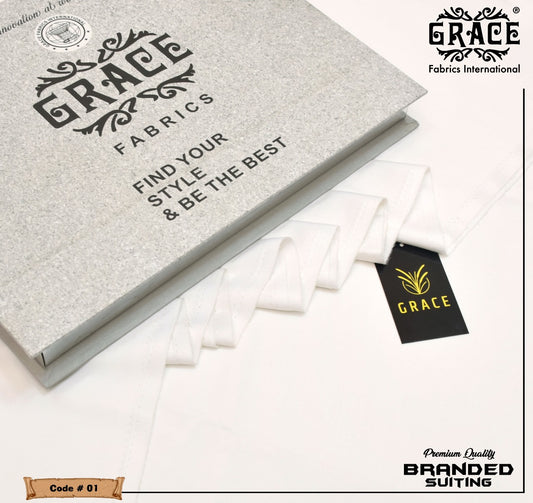 Grace Wash & Wear Unstitched Men Suit