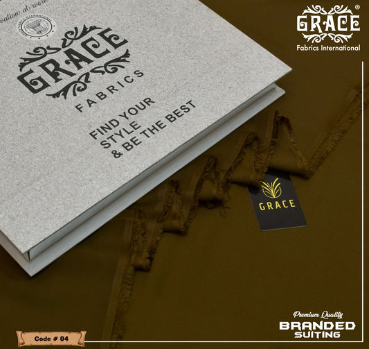 Grace Wash & Wear Unstitched Men Suit