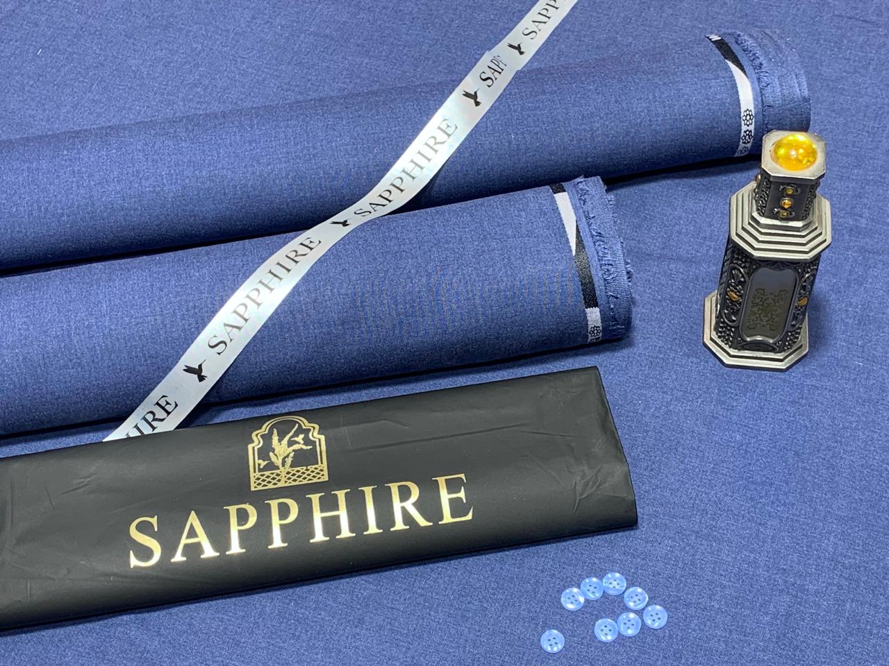 Sapphire Wash & Wear Unstitched Men Suit