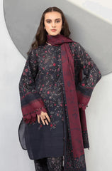 Baroque 3Pc Printed Lawn Suit With Digital Printed Lawn Dupatta