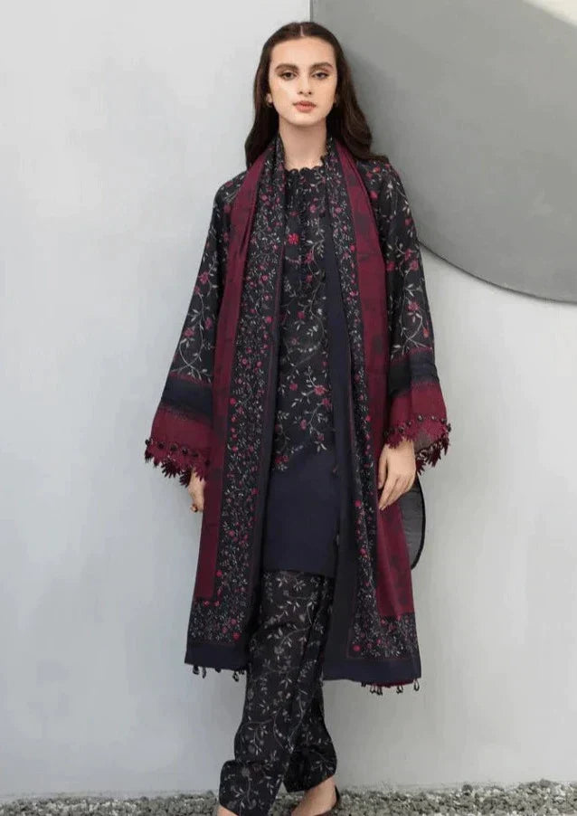 Baroque 3Pc Printed Lawn Suit With Digital Printed Lawn Dupatta